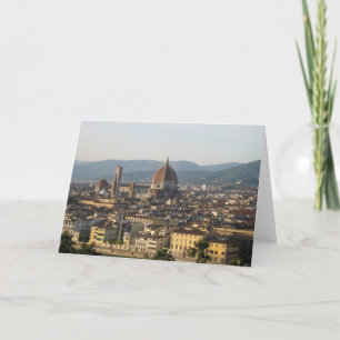 Carte de voeux de Florence, Italie