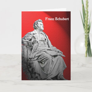Carte de voeux de Franz Schubert