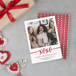 Carte de vœux de Galentines Day XOXO Photo