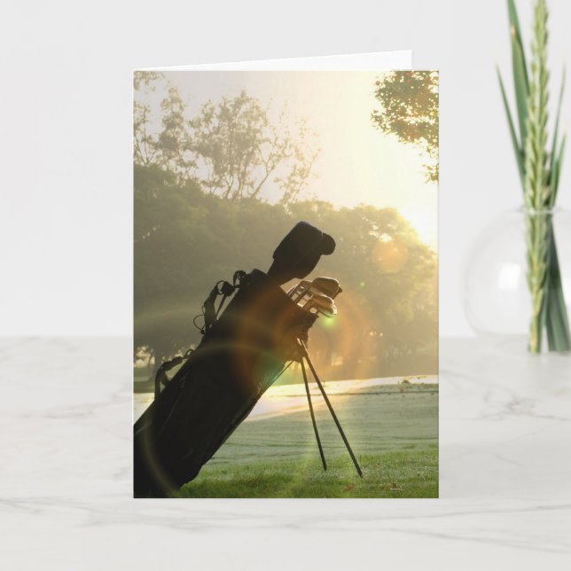 Carte de voeux de golf (Devant)