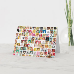 Carte de voeux de grille de d'Errico de Camilla