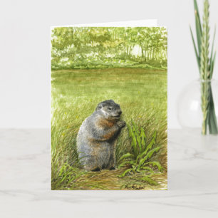 Carte de voeux de Groundhog