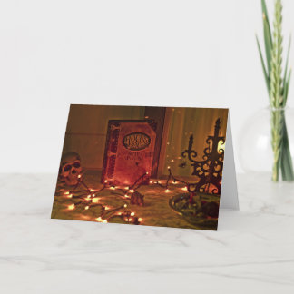 Carte de voeux de Halloween d'abracadabra