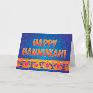 Carte de voeux de Hannukah