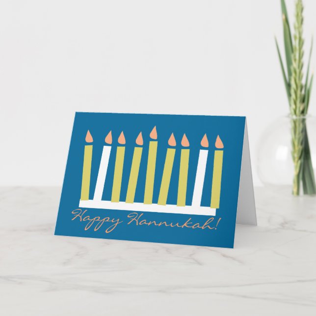 Carte de voeux de Hannukah (Devant)