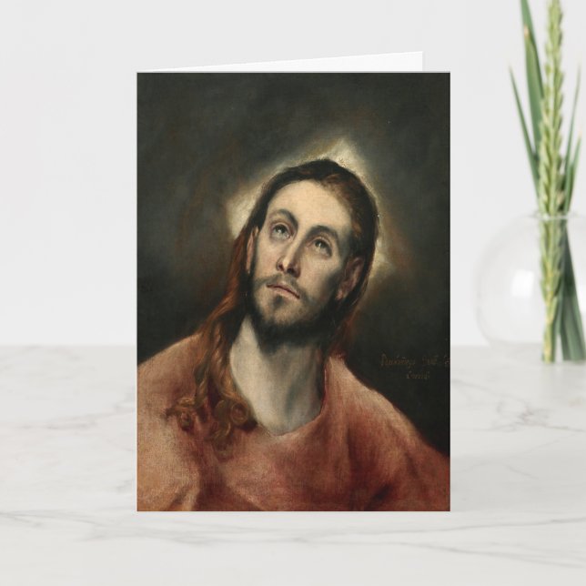 Carte de vœux de Jésus pour le Carême (Devant)