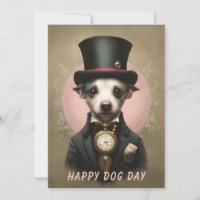 Carte de vœux de jour de chien – Amoureux de compa