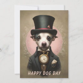Carte de vœux de jour de chien – Amoureux de compa