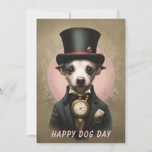Carte de vœux de jour de chien – Amoureux de compa