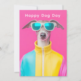 Carte de vœux de jour de chien – Amoureux de compa