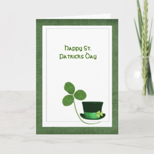 Carte de voeux de jour de St Paticks