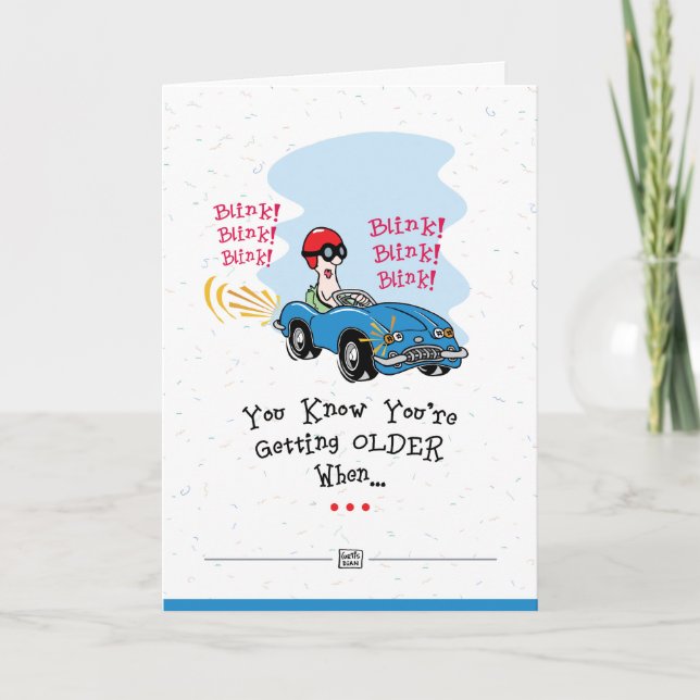 Carte de voeux de joyeux anniversaire (Devant)