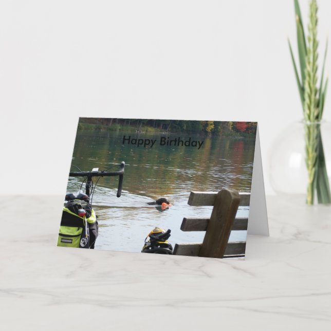 Carte de voeux de joyeux anniversaire (Devant)