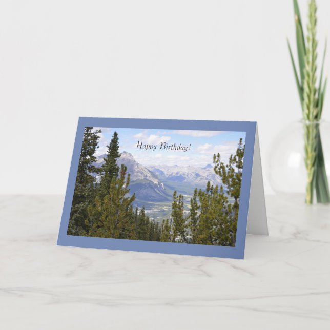 Carte de voeux de joyeux anniversaire avec des (Devant)