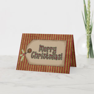 Carte de voeux de Joyeux Noël avec le houx et