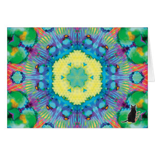 Carte de voeux de kaléidoscope de Kronos