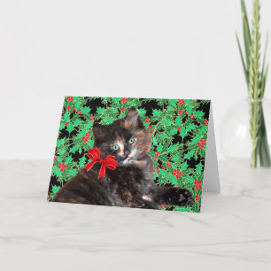Carte de voeux "de Kitty de Noël"