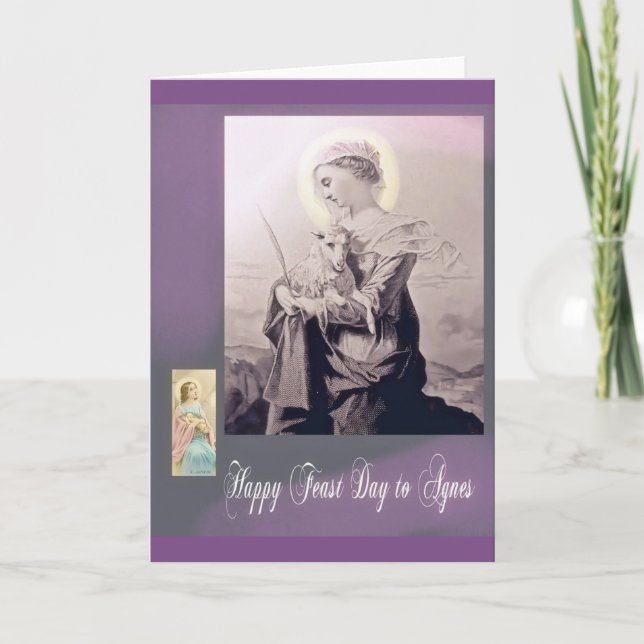 Carte de voeux de la fête catholique (Devant)