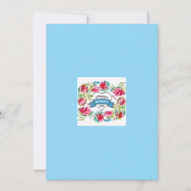 Carte de vœux de la fête des mères (Devant)