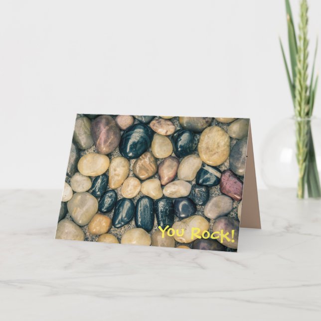 Carte de voeux de la grimace | de granit (Devant)