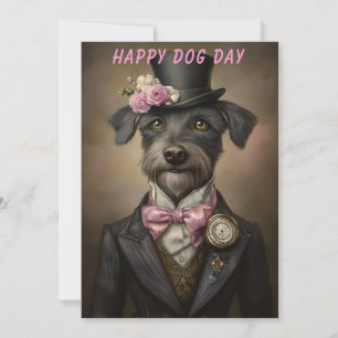 Carte de vœux de la journée du chien – Amoureux de