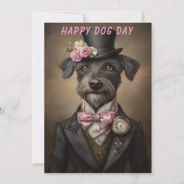 Carte de vœux de la journée du chien – Drôle pour
