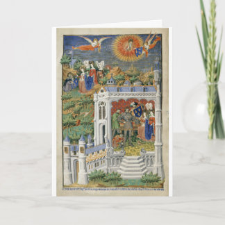 Carte de vœux de la légende de Clovis Ier