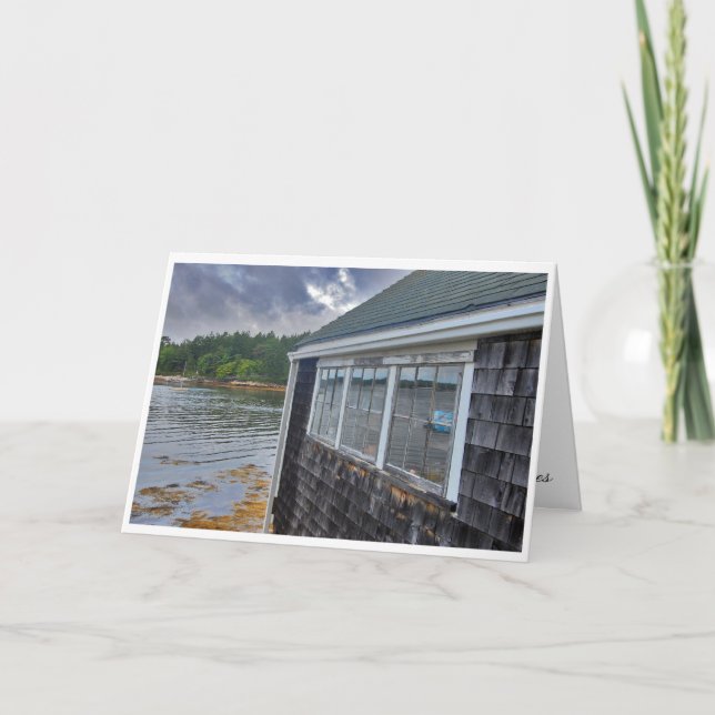 Carte de voeux de la maison de bord Holiday Ledges (Devant)