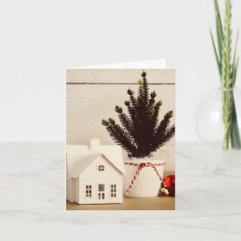 Carte de voeux de la maison de vacances