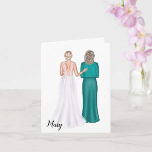 Carte de voeux de la mère de Groom