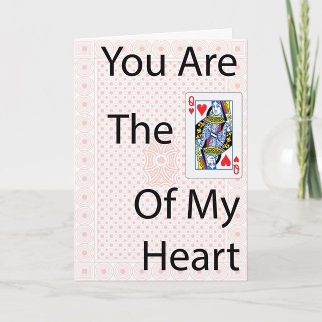 Carte de voeux de la Reine des Coeurs Valentine (Devant)