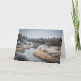 Carte de voeux de la rivière Winter II (vide)