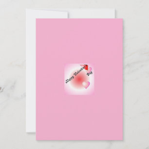 Carte de vœux de la Saint-Valentin