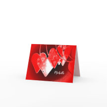 Carte de vœux de la Saint-Valentin