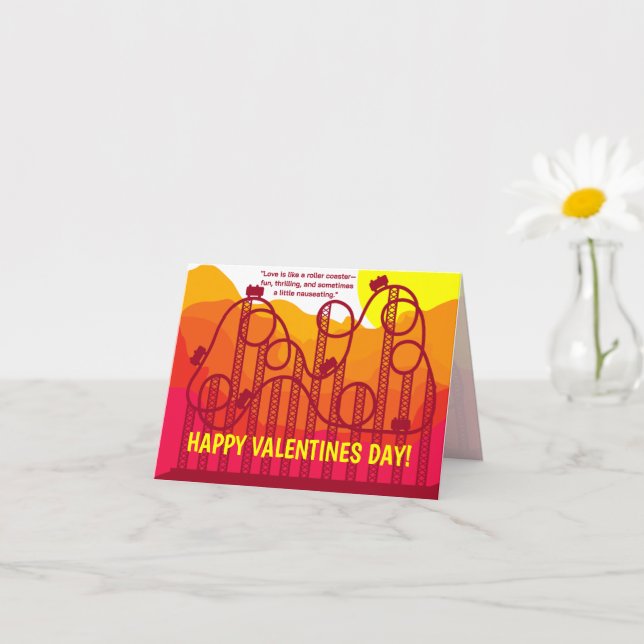 CARTE DE VŒUX DE LA SAINT-VALENTIN AVEC UNE CITATI (Petite plante)