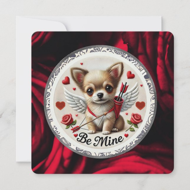 Carte de vœux de la Saint-Valentin pour Chihuahua  (Devant)