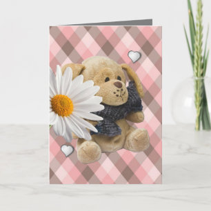 Carte de voeux de la Saint-Valentin Teddy Bear