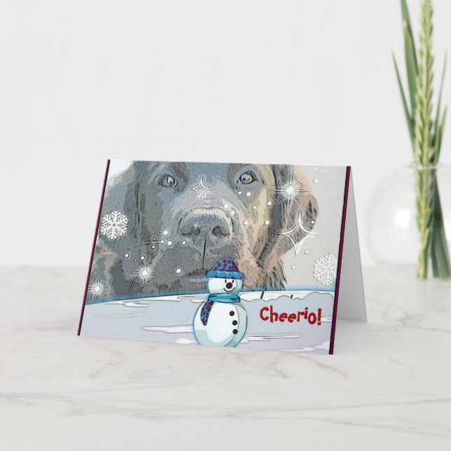 Carte de voeux de la saison des fêtes (Devant)