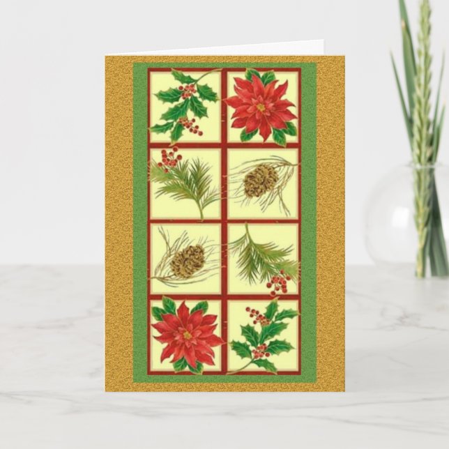 Carte de voeux de la saison des vacances (Devant)