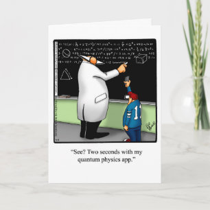 Carte de voeux de la semaine de chimie amusante