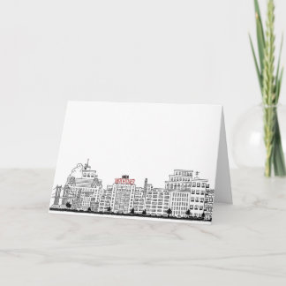 Carte de voeux de la tour de guet Columbia Heights