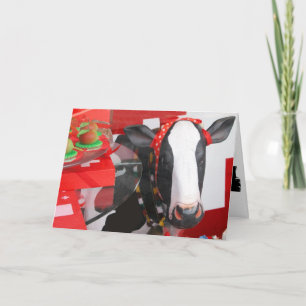 Carte de voeux de la Vache Sainte