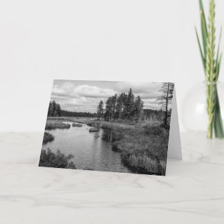 Carte de voeux de lac Northwoods