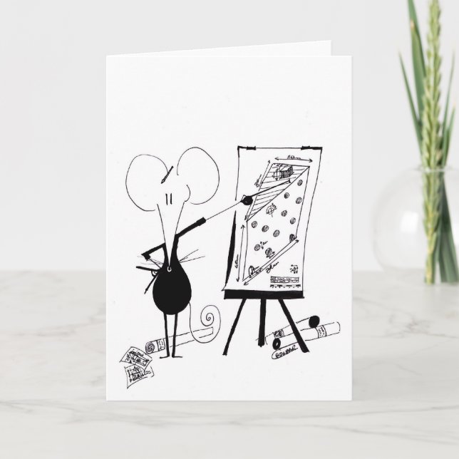 Carte de voeux de l'architecte (Devant)