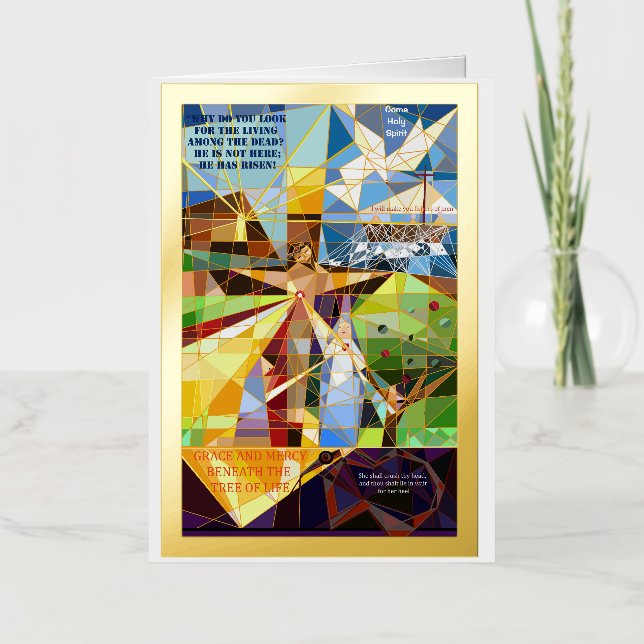 Carte de voeux de l'Écriture catholique (Recto)