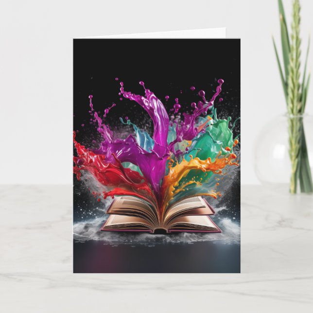 Carte de voeux de l'écrivain (Devant)