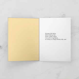 Carte de voeux de livraison