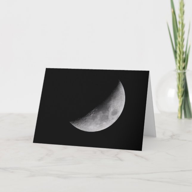 Carte de voeux de lune (Devant)
