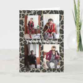 Carte de voeux de ma propre langue