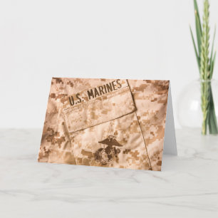 Carte de voeux de Marine Corps